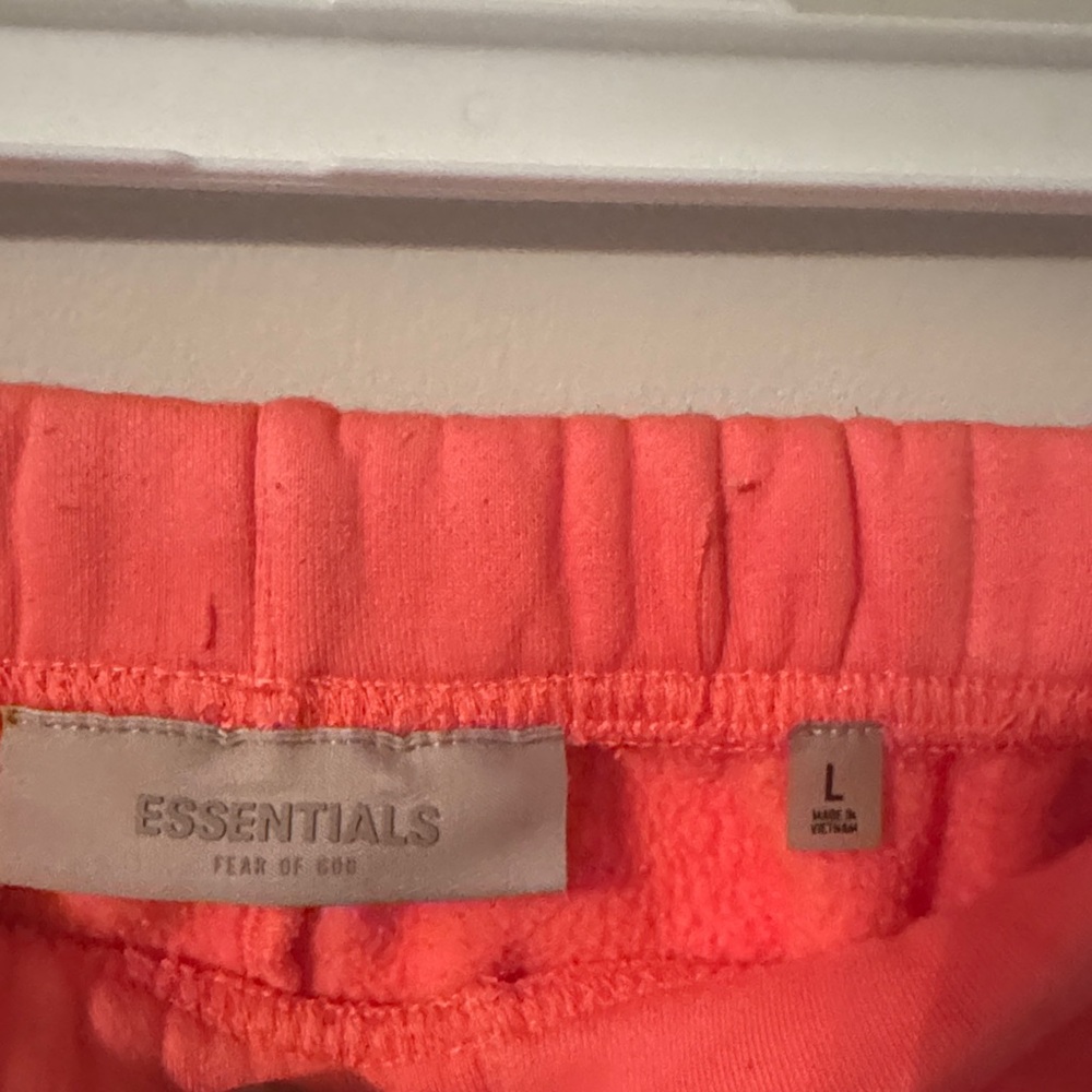 Men Orange /Peach Sweatpants - Picture 6 of 6